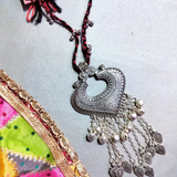 Oxidized cotton Necklace