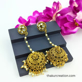 Antique long Jhumka Earing