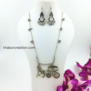 Oxidized Chain Necklace