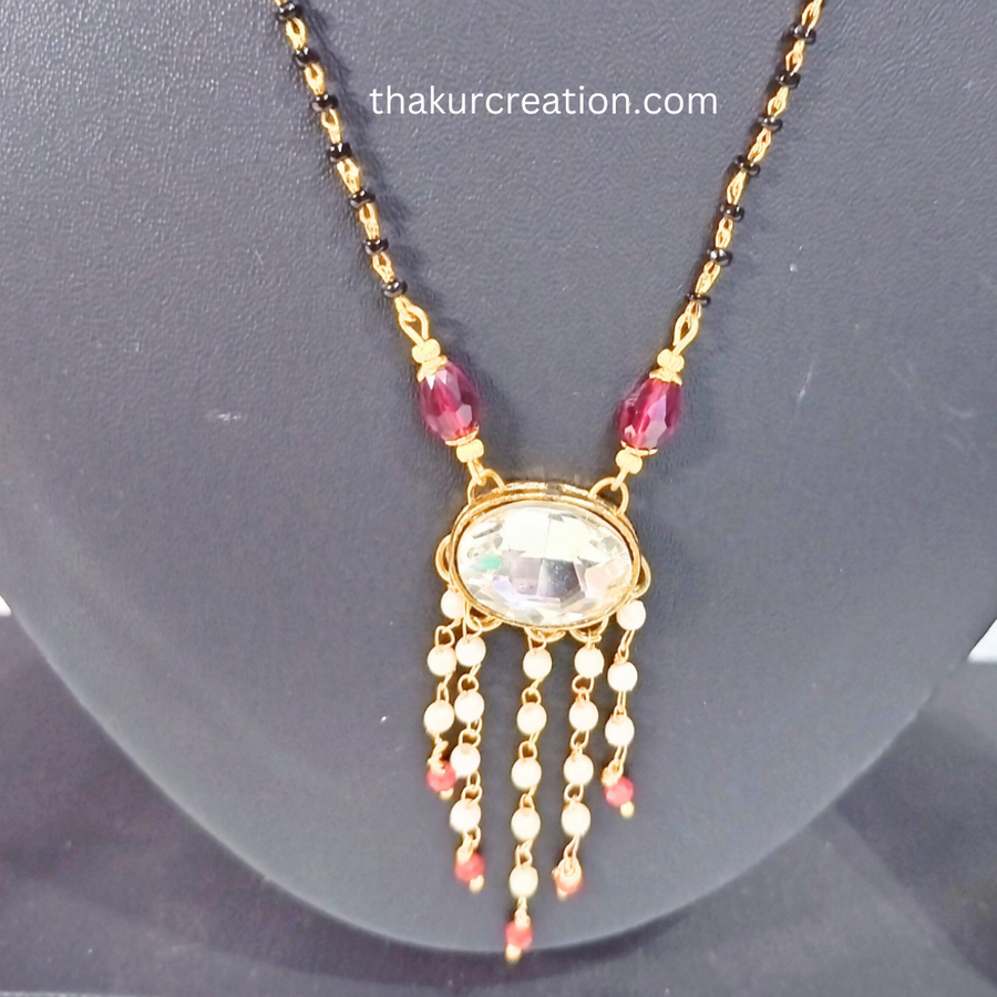 Golden  Kundan 18" Mangasultra