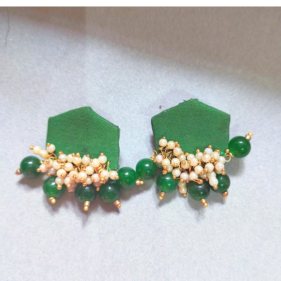 Fabric earring