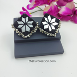 Black Fabric mirror choker