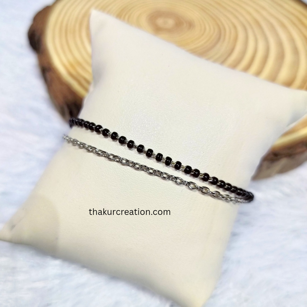 Oxidized Hand Mangalsutra